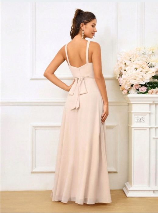 Elegancka sukienka wieczorowa wesele studniówka S