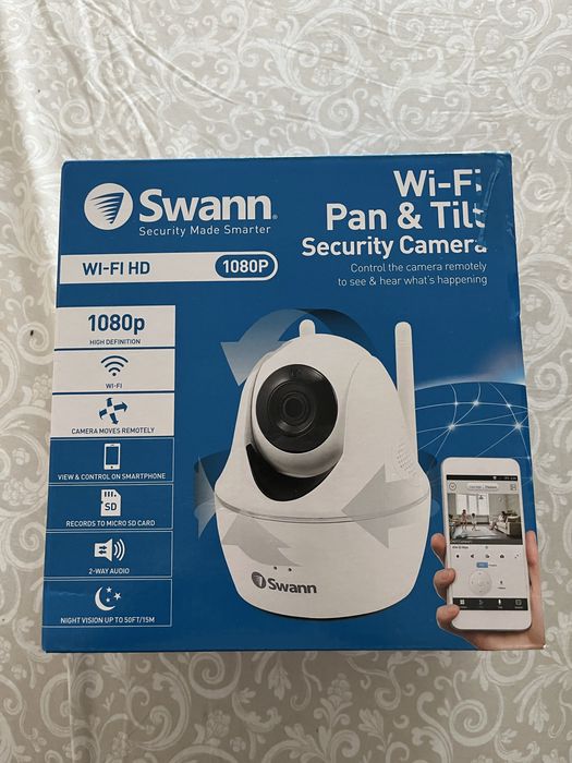 Wi-Fi IP камера Swann Pan & Tilt 1080P Full HD | Поворотна | Нічне бачення