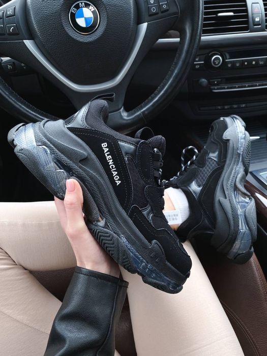 Buty Balenciaga Triple s Clear sole black