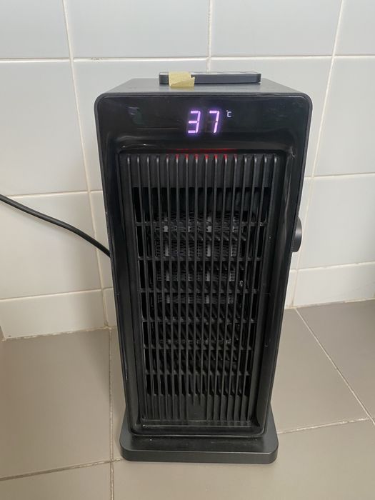 2 aquecedores / ventiladores - resistência cerâmica