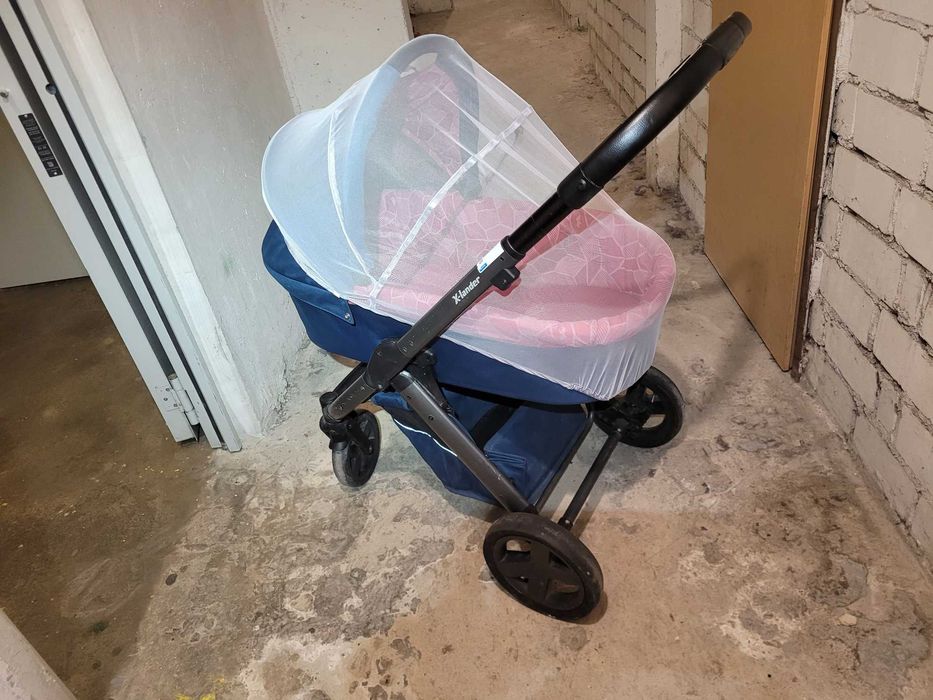 Wózek dziecięcy X-Lander X-Pulse duży zestaw, spacerówka, gondola