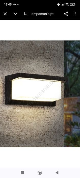 Luz de wall de exterior a prova de água em metal