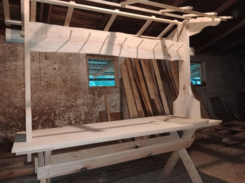 Stół wiejski drewniany