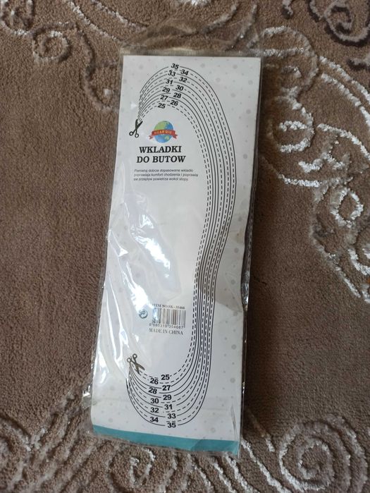 Wkładki do butów profilowane 25/35