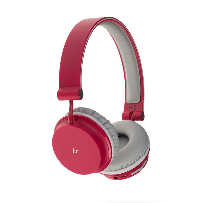 Навушники м'які блютуз дитячі, молодіжні і дорослі Kitsound червоні