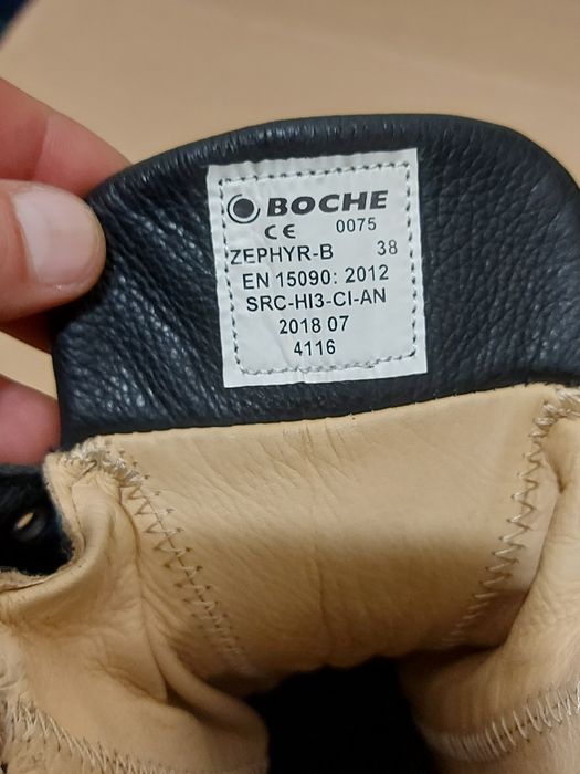 Botas BOCHE para Bombeiros, Guarda florestal, Tamanho 38