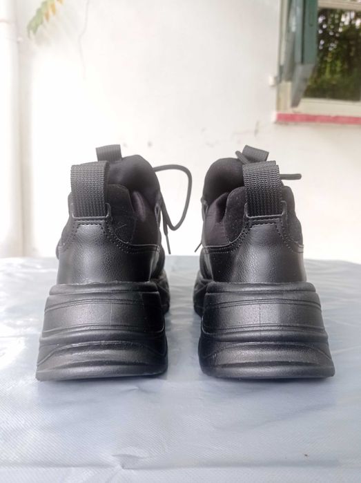 Ténis chunky pretos 36 / Chunky black shoes 36