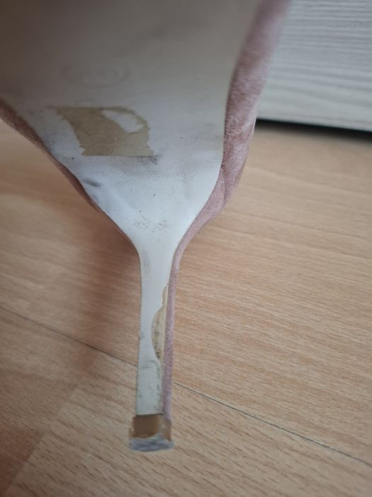 Szpilki buty na obcasie kokarda 40