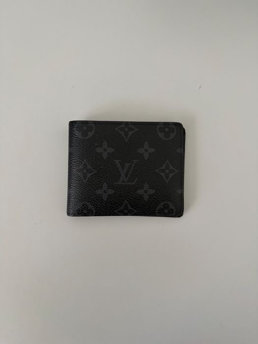 Portfel męski Louis Vuitton Slender Monogram Eclipse | Jak Nowy! FULL SET
