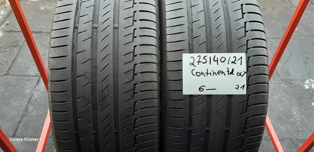 Opony Letnie 275÷40÷21÷CONTINENTAL.Rok 2021.Cena 200 zł.Montaż.Wysyłka
