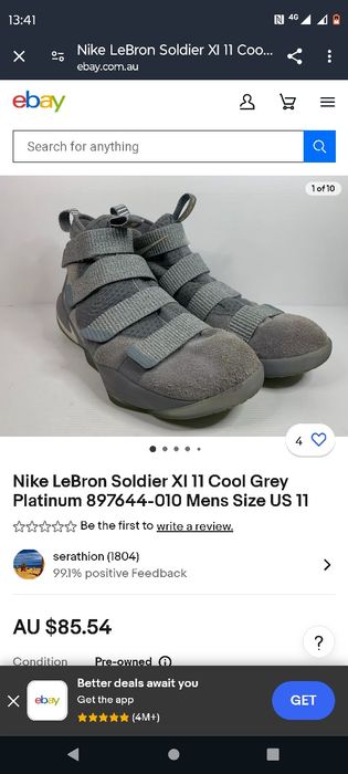 Nike LeBron Soldier XI 11 Cool Grey Platinum 500 Olx