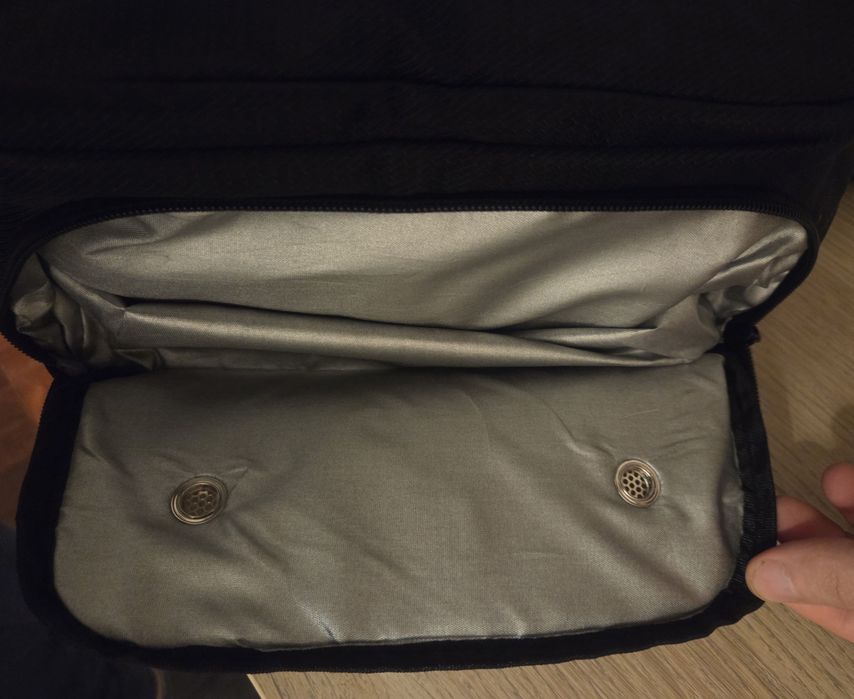 Mochila de viagem preta