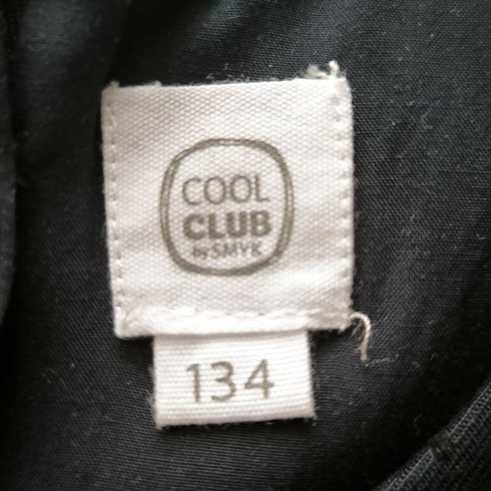 Czarna sukienka galowa, do szkoły 134 cool club