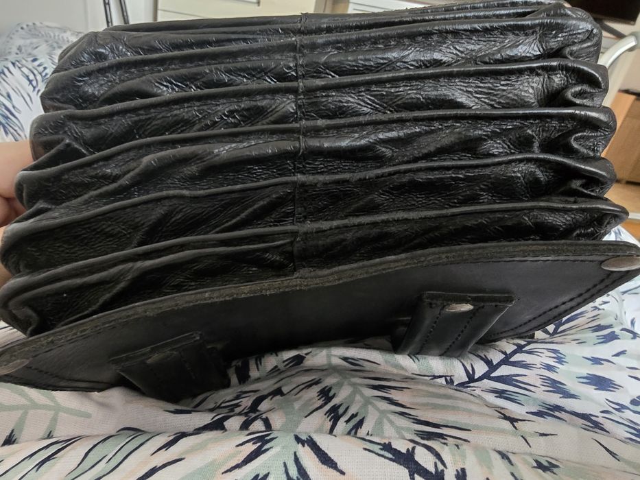 Saszetka,nerka na pas skóra naturalna