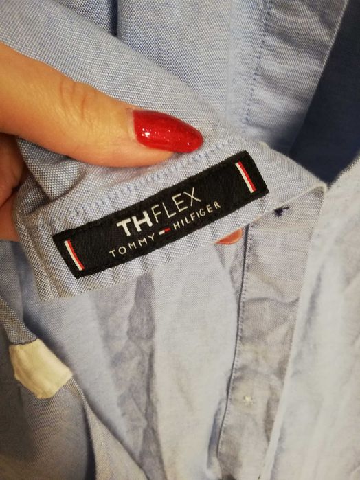 koszula Tommy Hilfiger M 38 niebieska
