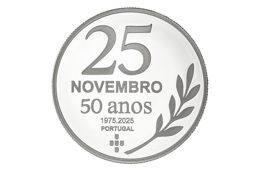 Moeda de coleção “50 Anos do 25 de novembro