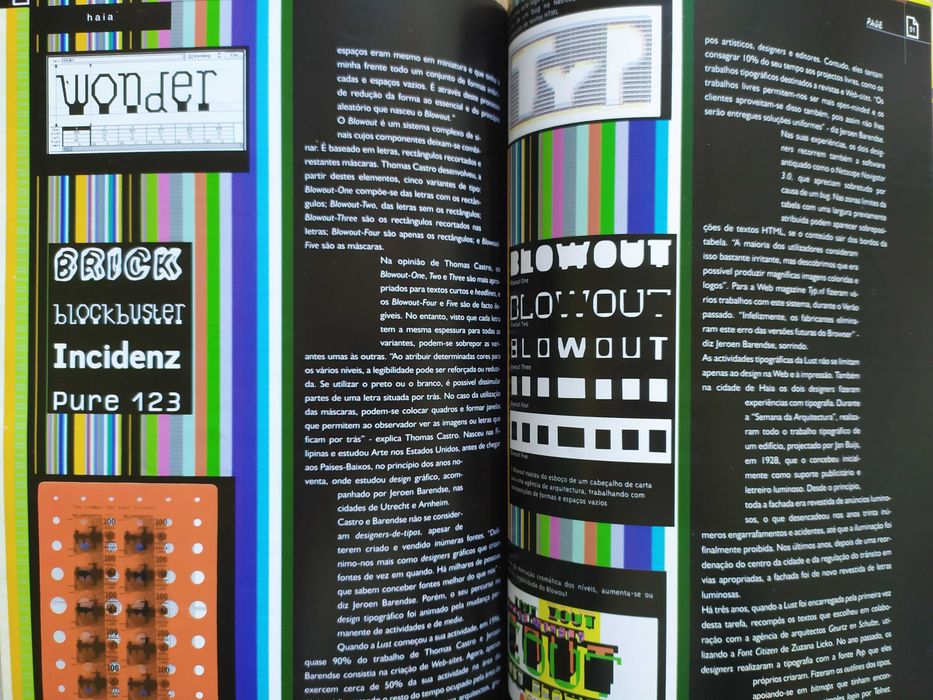 Coleção 29 Revistas "PAGE" - Design e Produção