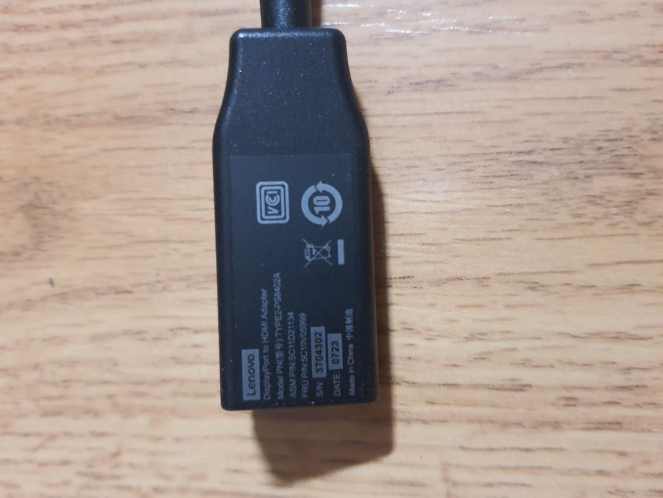 Kabel Lenovo DisplayPort to HDMI Adapter