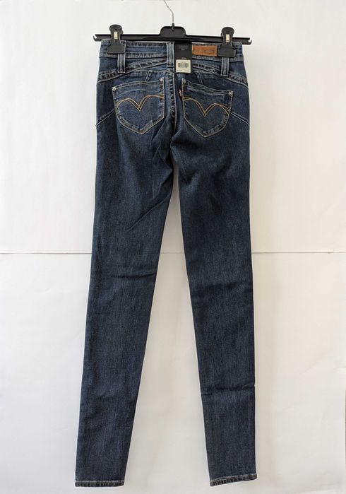 Джинси для дівчинки levi's 23 бавовна сині еластан левайс джінси