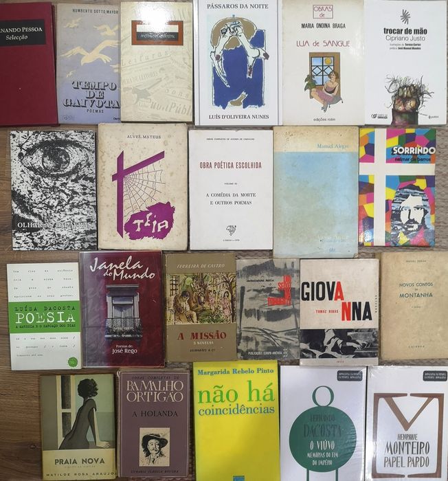 Livros Autores portugueses e lusófonos