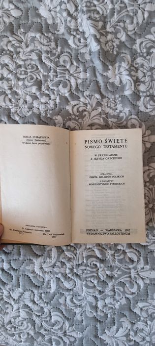 Pismo Święte Nowego Testamentu wyd. 1982 Pallotinum