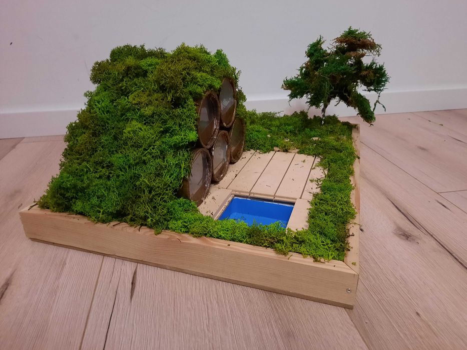 Domek, praca plastyczna