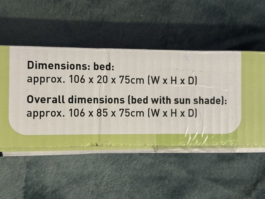 Лежак для собак Dog bed with sun shade "Zoofari"
