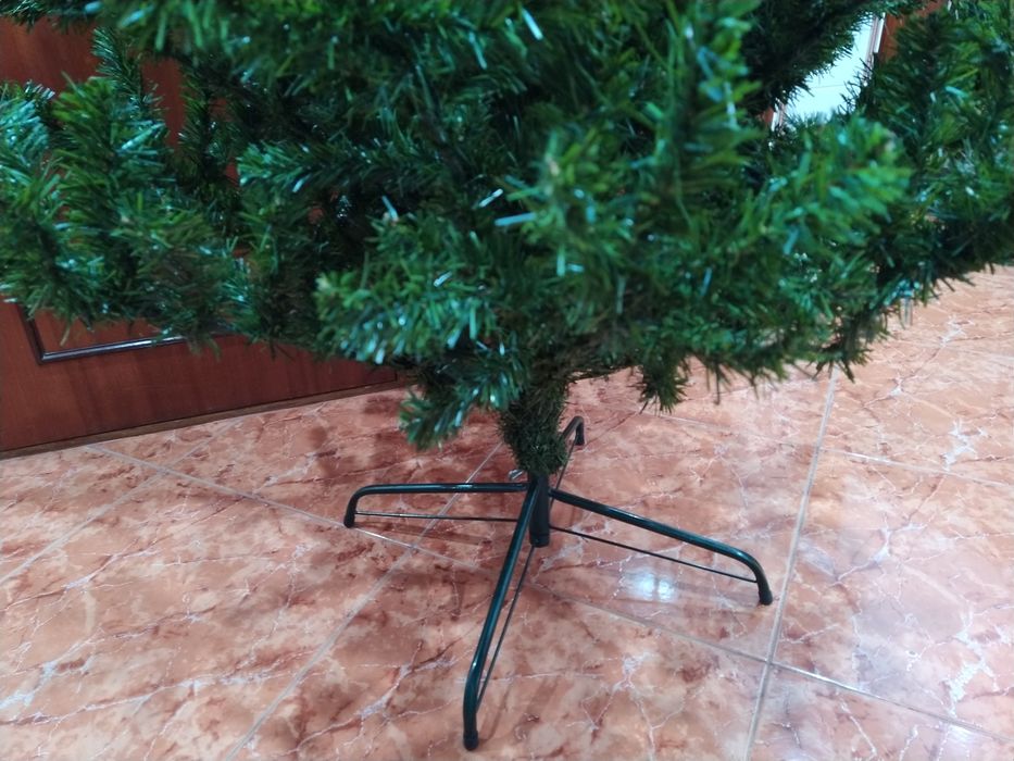 Árvore de natal verde 2,20 m casa quarto apartamento vivenda escritório gabinete cozinha.