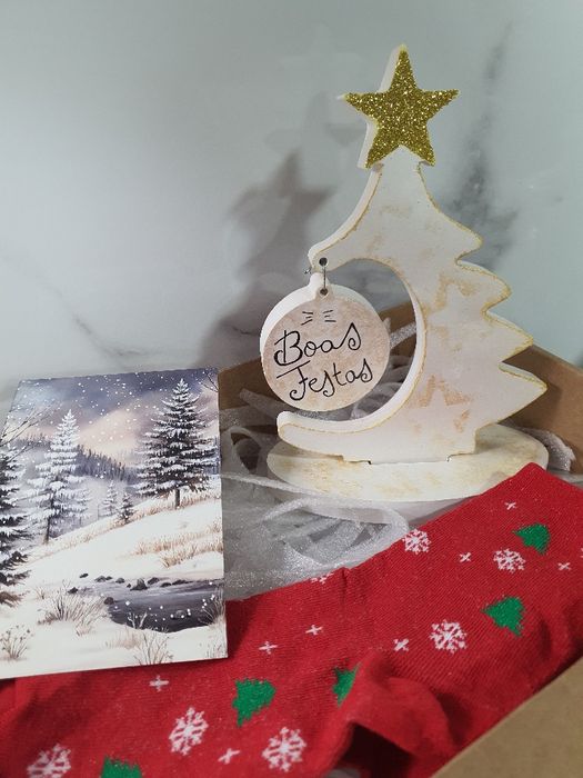 Presente de natal com diversos artigos