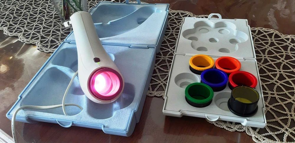 Lampa medyczna Bioptron Compact III Zepter z koloroterapią 6szt