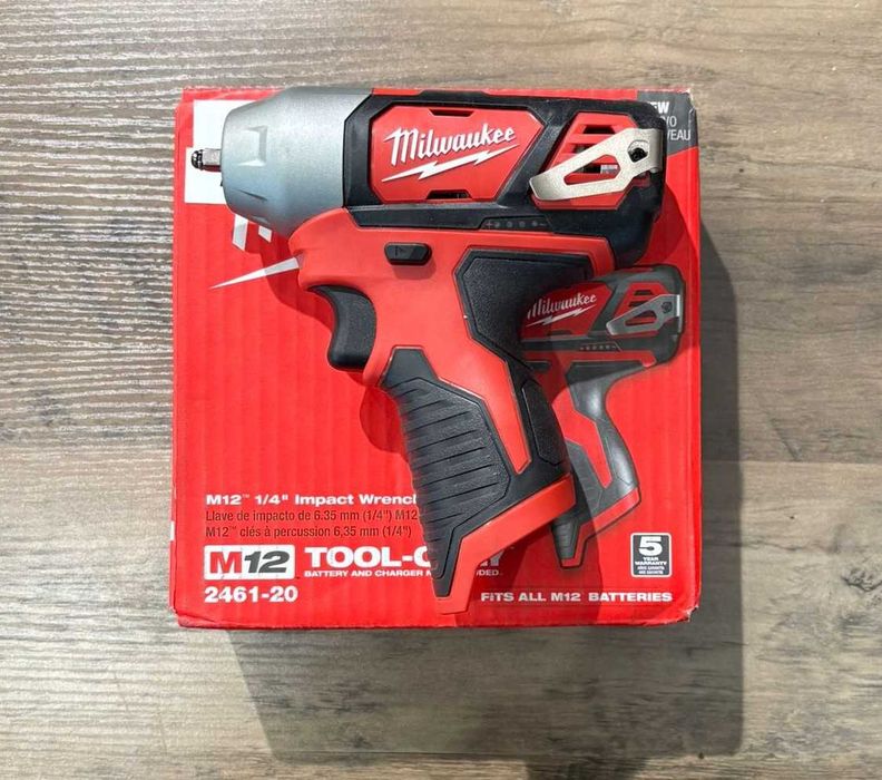 Subkompaktowy klucz udarowy 1/4" Milwaukee M12 (2461-20) BIW14