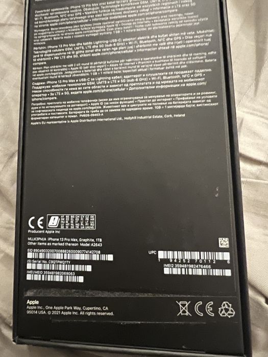 Iphone 13 pro max 1tb