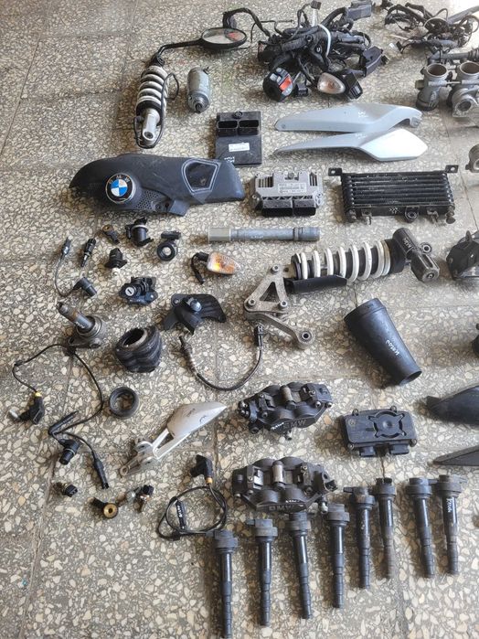 BMW K1200R SET osłona plastik czujnik cewka zacisk oś lusterko guma