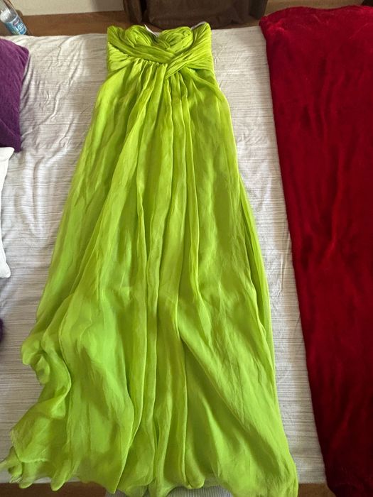 Vestido de cerimónia em tule boa qualidade novo com etiqueta