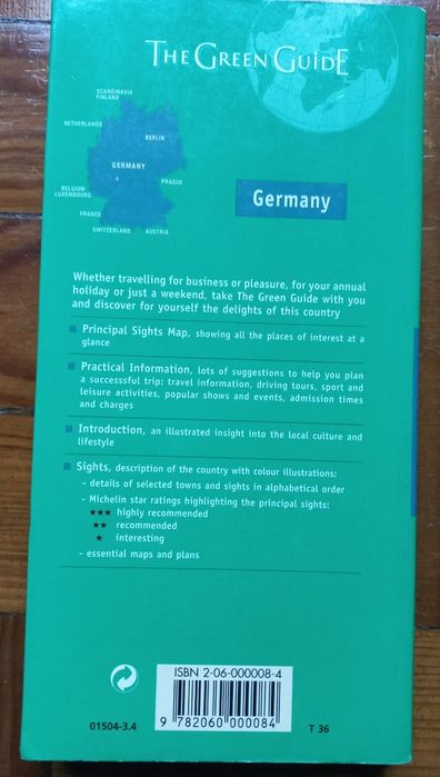 Guia de viagem Alemanha - Michelin Green Guide, novo