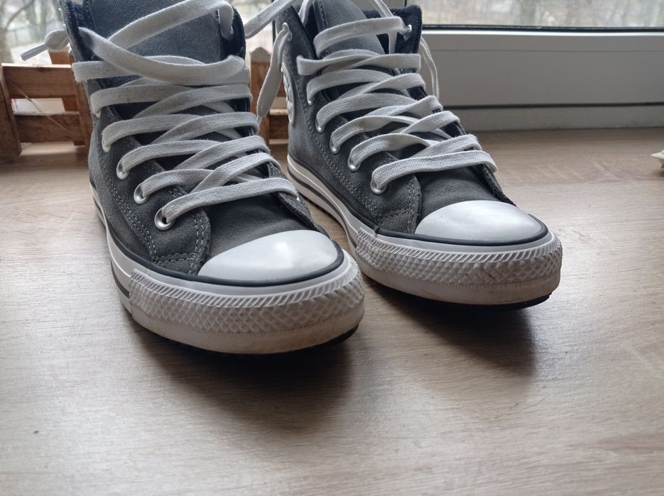 Converse 39р 24,5 см кеди сірі