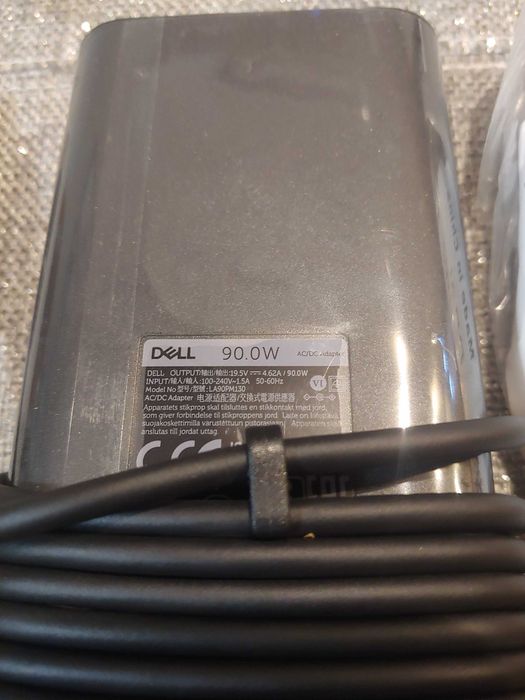 Zasilacz Dell 90W 19,5 V x 4,62 A - oryginał, nowy, okrągły wtyk