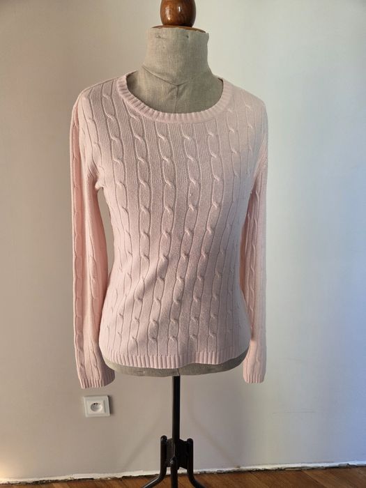 Pudrowy róż sweter  36 s