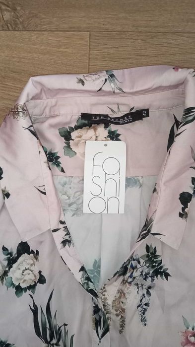 Bluzka Top secret 42 elegancka nowa kwiaty wyjściowa koszula