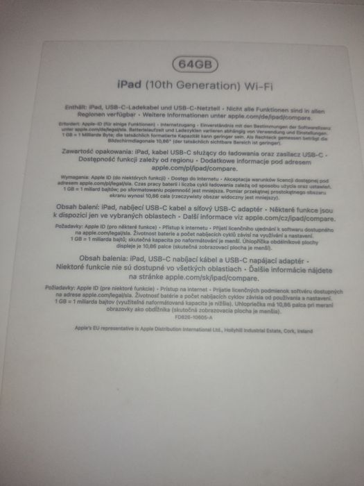 Tablet Apple iPad 10.9" 10 gen 64GB Wi-Fi srebrny