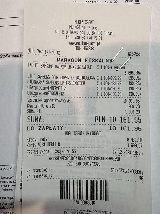 Samsung Galaxy Tab S9 Ultra 5G, 1TB