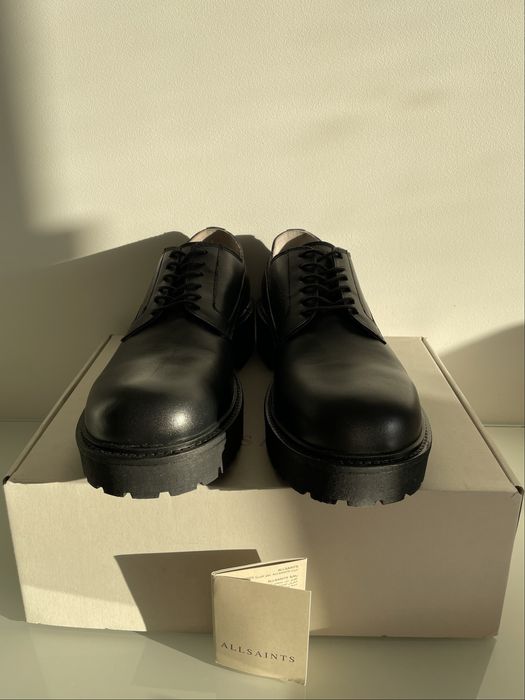Кожаные туфли дерби AllSaints Hank Derby, 45р.