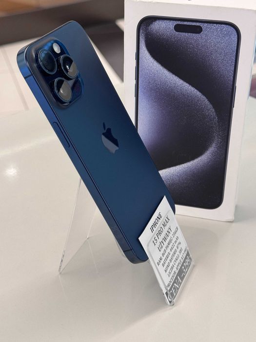 iPhone 15 Pro Max 256GB Bat 87% Topcase Vivo *Raty 0%*