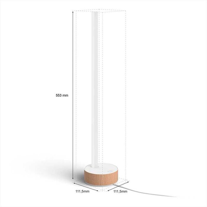 Candeeiro de mesa HUE Signe Gradient White and Color Ambiance LED