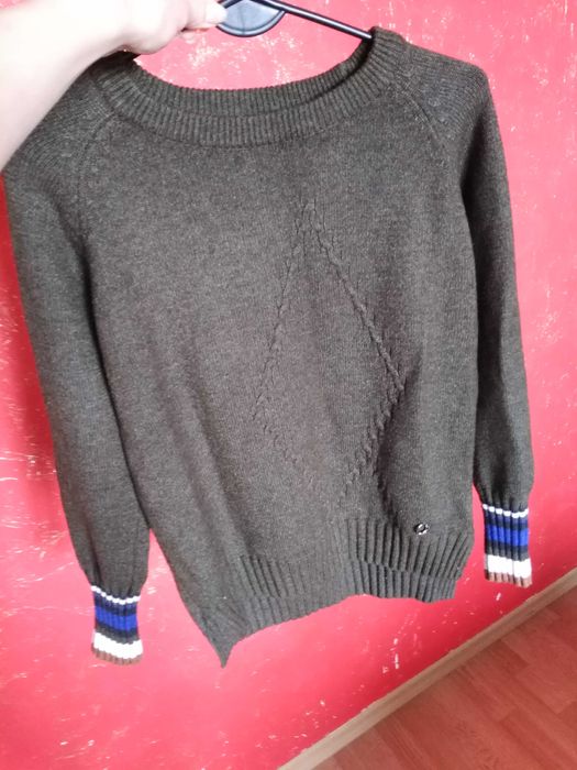 Sweterek khaki S/M