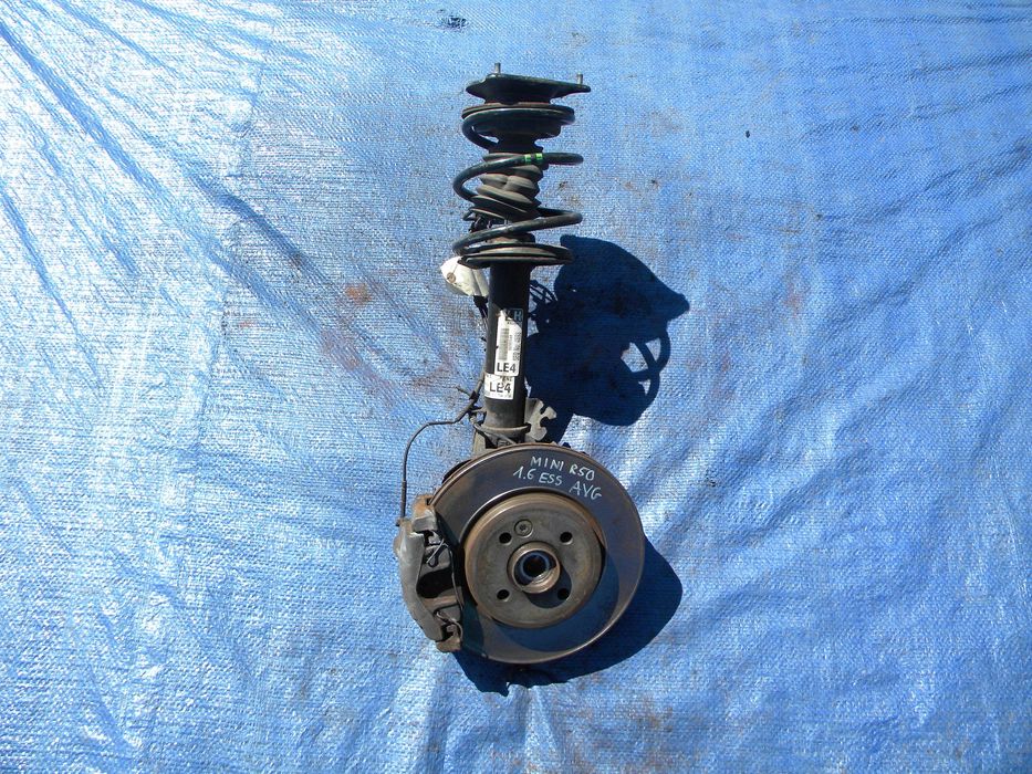 MINI COOPER R53 1.6 16V Mcpherson Zwrotnica Zacisk Lewy Przód Opolskie