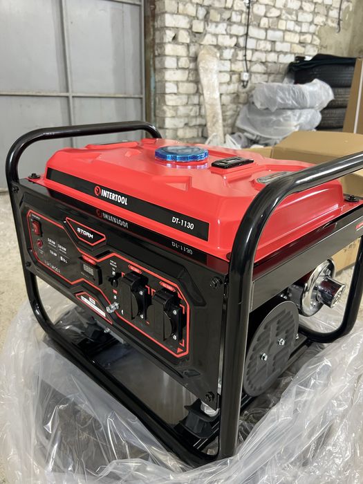 Бензиновый генератор INTERTOOL 3квт, медная обмотка DT1130