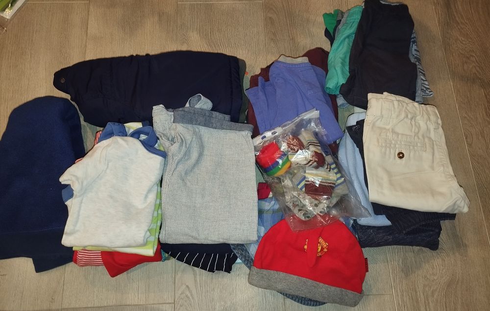 Набір пакет одягу на хлопчика, George, tu, ромпер, шорти, пісочник