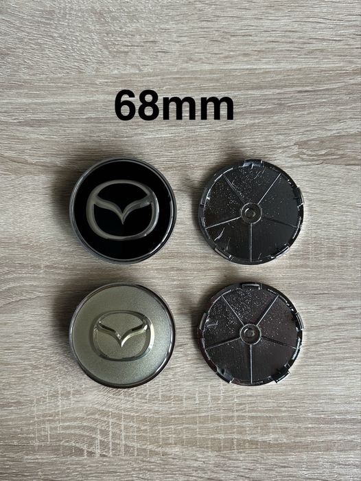 Conjunto 4 Centros Mazda 56mm 60mm 65mm 68mm 75mm