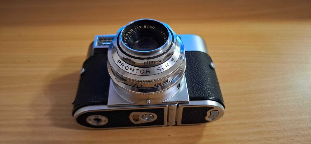 Aparat fotograficzny Voigtlande, uszkodzony.r Vitomatic Ia